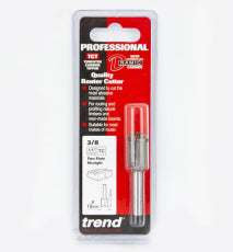 Trend 3/8 x 1/4" TC 12mm Diameter x 19mm Two Flute Router Cutter