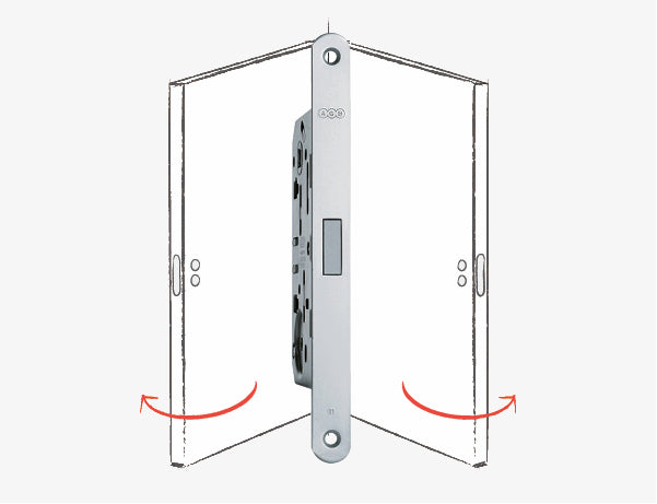 Magnetic Euro Profile Sashlock 60mm Backset Satin Chrome
