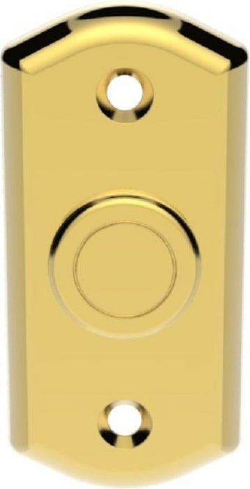 Carlisle Brass AQ31 Victorian Shaped Bell Push 76mm X 38mm