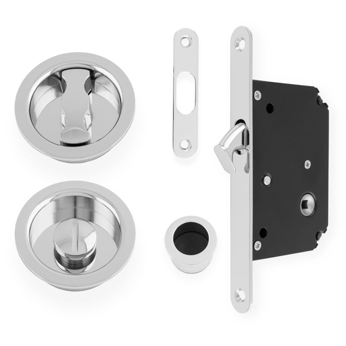 Alexander & Wilks - Sliding Door Lock Set - Radius