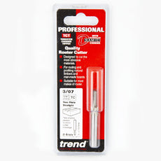 Trend 3/07 1/4" 4mm Diameter x 15mm Two Flute Cutter