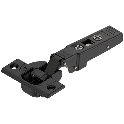 Blum 71B9550 95d Integrated Blumotion Clip On Full Overlay Hinge 25-32mm Door Black