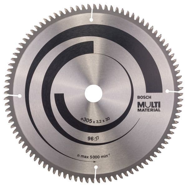 Bosch 305 x 30 x 3,2 mm 96 Teeth Multi Material Circular Saw Blade