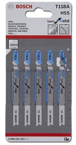 Bosch T118A Metal Cutting Jigsaw Blade (5)