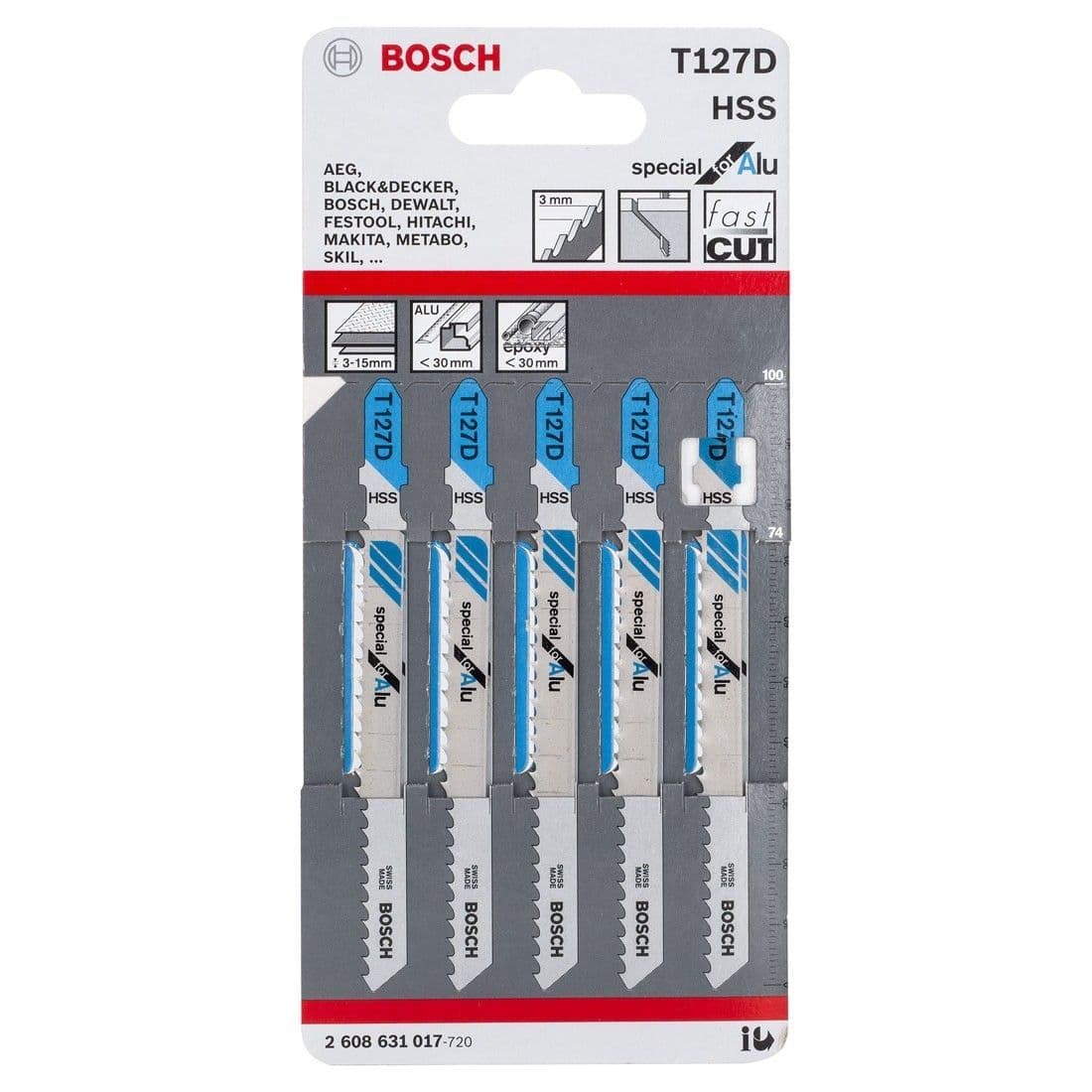 Bosch T127D Aluminium Cutting Jigsaw Blade 5 — Neasden Hardware