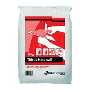 British Gypsum Hardwall Plaster 25KG