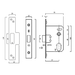 Briton 5250 Dual Profile Cylinder Nightlatch