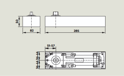 Dormakaba BTS 75 V Floor Spring EN 1-4