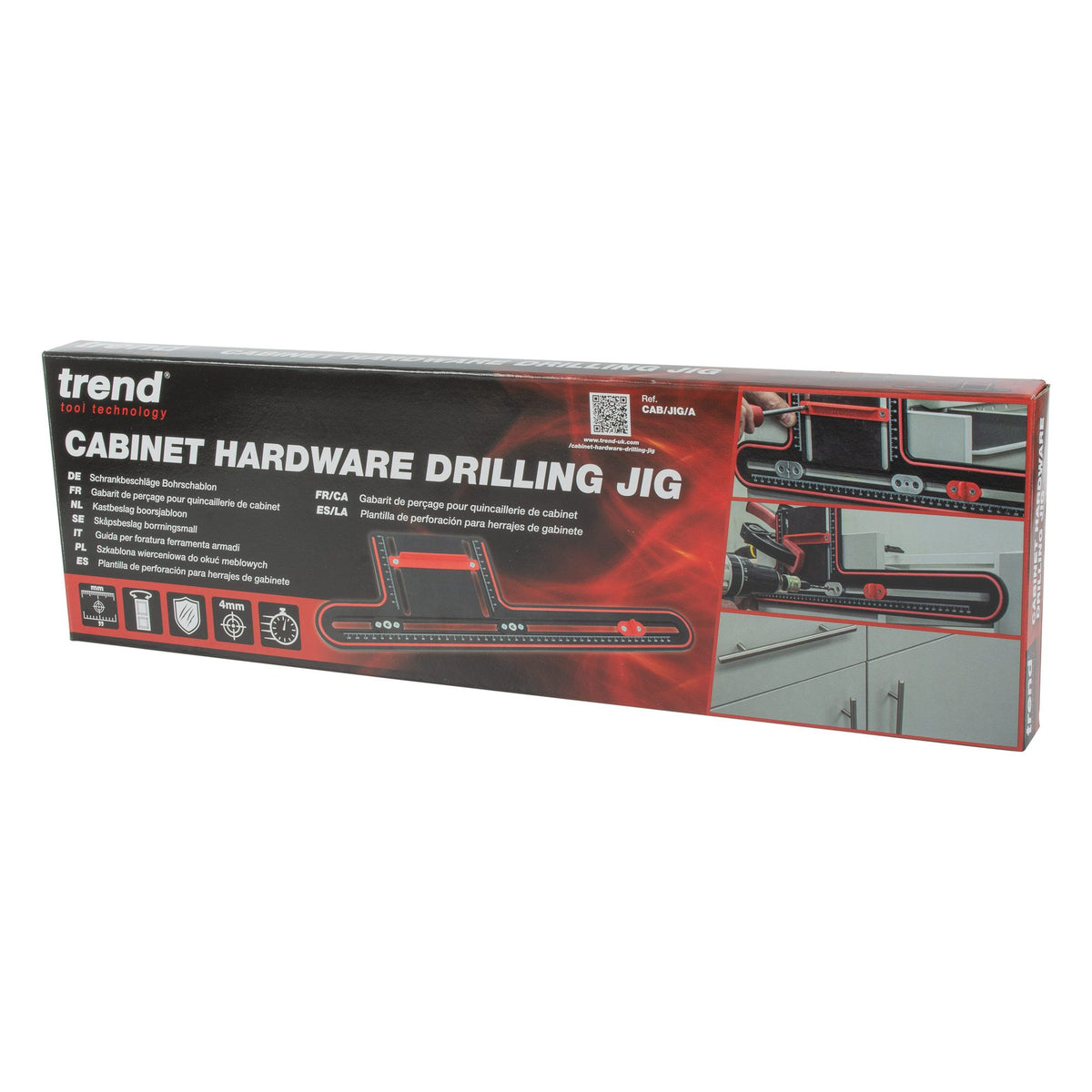 Trend CAB/JIG/A Cabinet Hardware Drilling Jig — Neasden Hardware