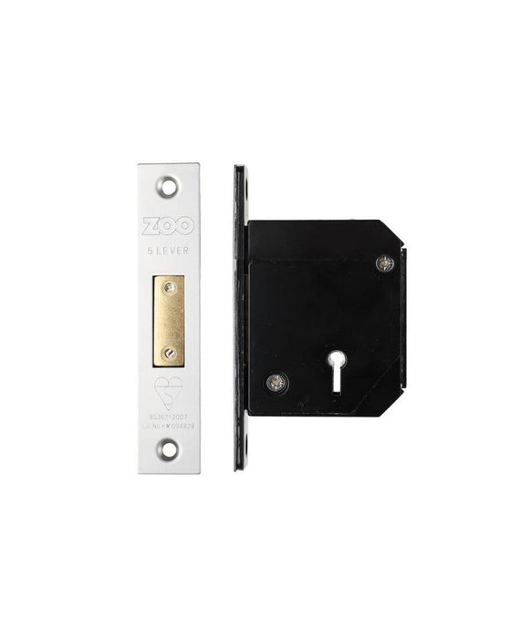 Chubb Retro 3G114 British Standard 5 Lever Deadlock