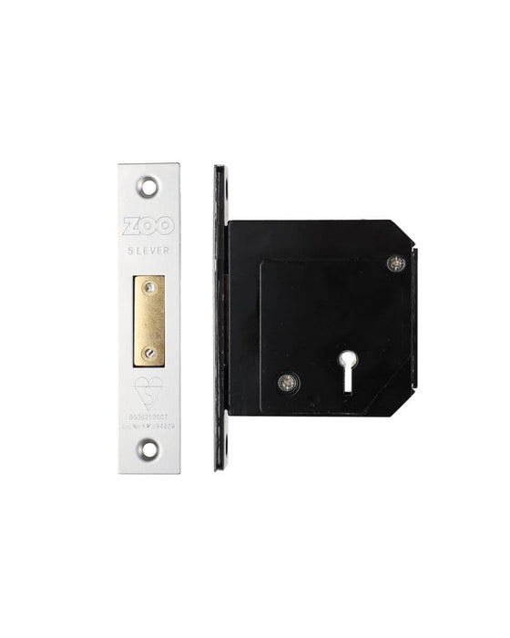 Chubb Retro 3G114 British Standard 5 Lever Deadlock