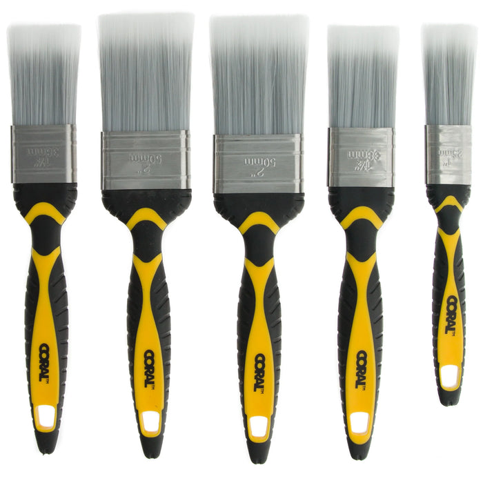 Coral Paint Brushes with No Loss of Bristle SRT Paintbrush 5 piece pack set