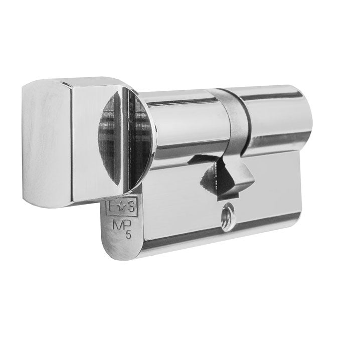70mm Euro Bathroom Cylinder and Turn