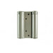 D&E Compact 4in Double Action Spring Hinge Silver (pair)