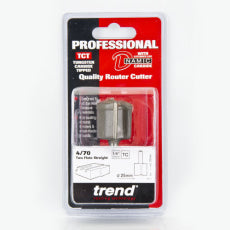 Trend 4/70 x 1/4" 25mm Diameter x 25mm Two Flute Cutter