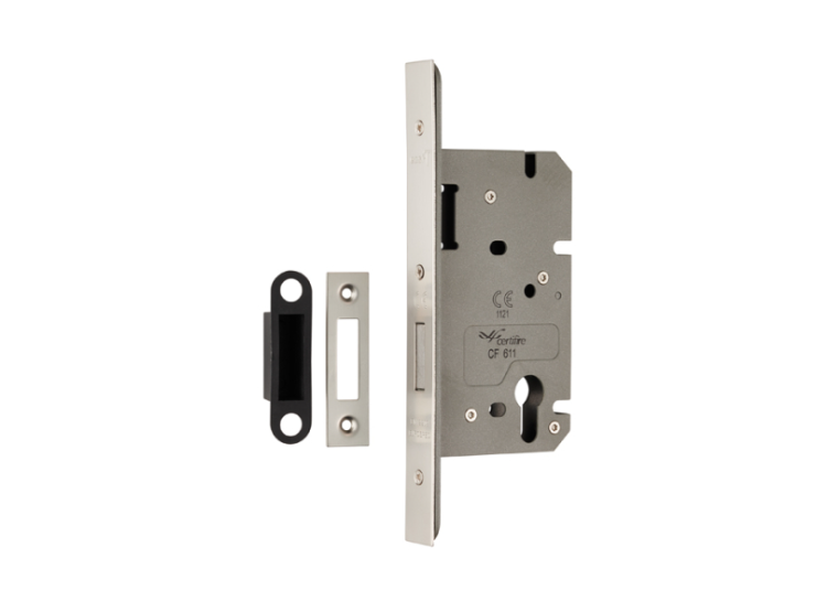 Eurospec Easi-T Architectural Din Euro Profile Deadlock 60mm Backset SSS