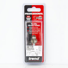 Trend 46/115 x 1/4" TC 1.6mm Radius Bearing Guided Ovolo Cutter