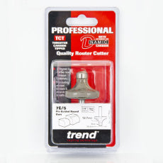 Trend 7E/5 1/4" TC - Pin Guided Round Over Cutter
