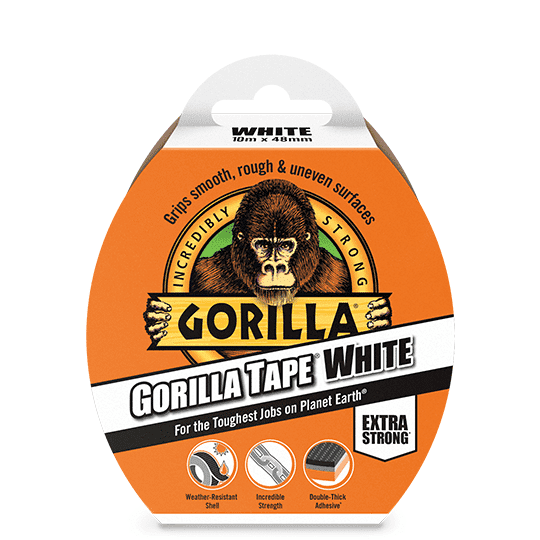 Gorilla Tape 10mtr - White