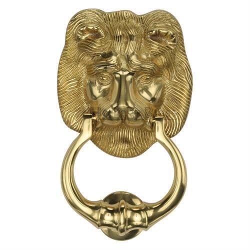 Heritage Brass 107mm Lion Knocker