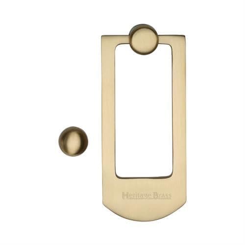 Heritage Brass 159mm Modern Front Door Knocker