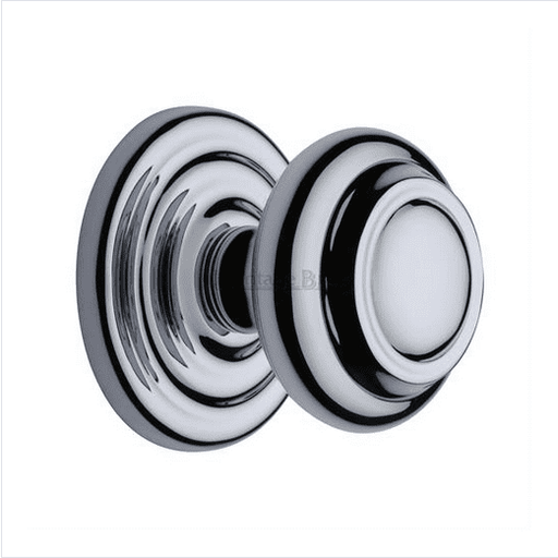 Heritage Brass Centre Door Knob Round Design 3 1/2"