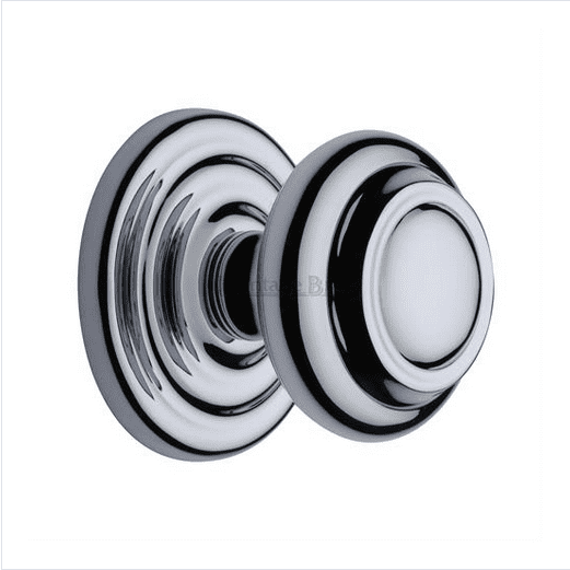 Heritage Brass Centre Door Knob Round Design 3 1/2"