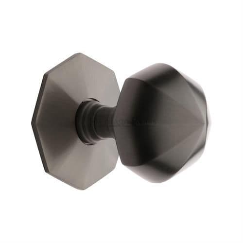 Heritage Brass Octagon Centre Door Knob 2 1/2"