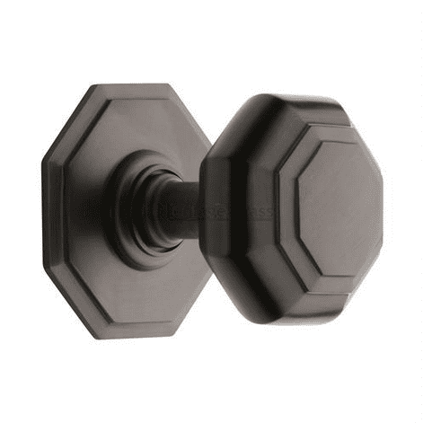 Heritage Brass Octagon Centre Door Knob 3"