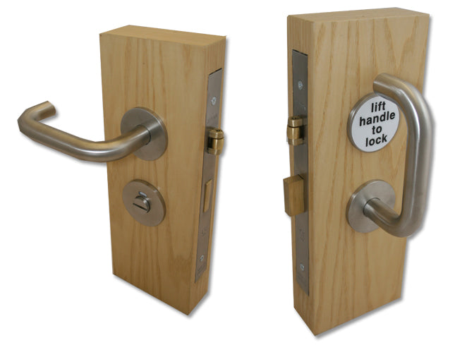 Jeflock Accessible Toilet Lock Satin Stainless Steel