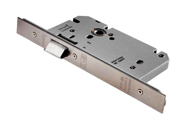 Eurospec Easi-T Architectural Din Latch 60mm Backset SSS — Neasden Hardware