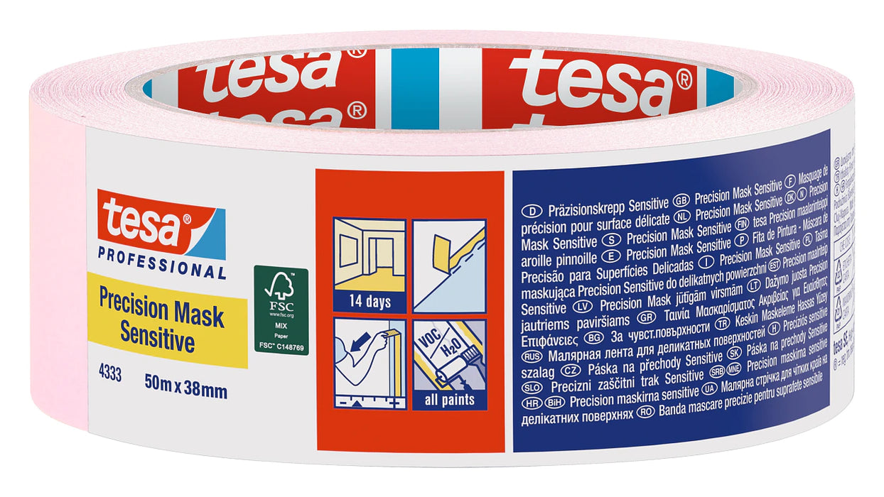 Tesa 4333 Pink Precision Sensitive Masking Tape