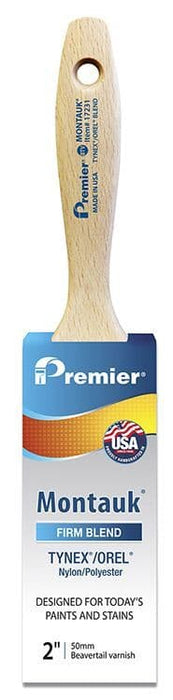 Montauk® nylon/poly beavertail varnish brush