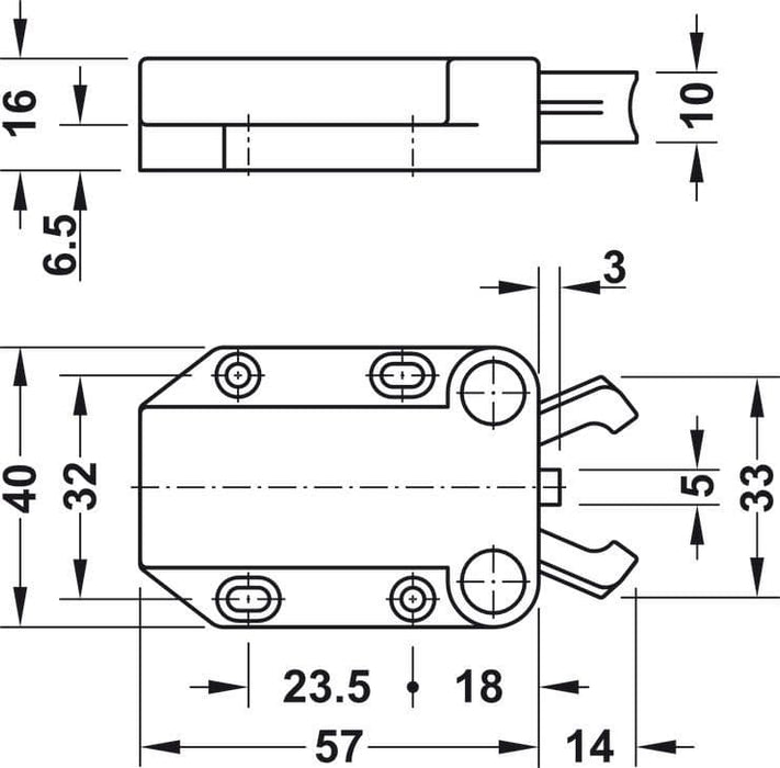 Non Magnetic Pressure Catch Large