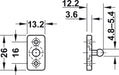 Non Magnetic Pressure Catch Small