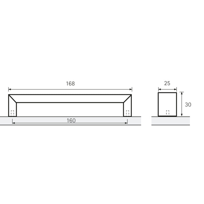 Hettich ProDecor Nursia 160mm C/C