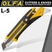 Olfa L-5 - Wheel Lock 18mm  Heavy Duty Cutter