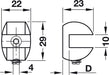 Shelf Support, Clamp Design, Screw Fixing, SSS