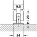 Slido D-Line11 80-P Complete Set For 1 Door