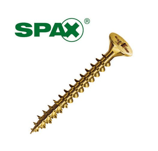 SPAX Gauge 3.5mm Countersunk Pozi Wood Screws (200/box)