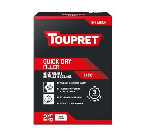 Toupret 2kg TX110 Quick Dry Interior Filler