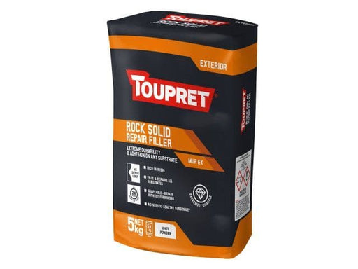 Toupret 5kg Murex Rock Solid Exterior Masonry Filler White