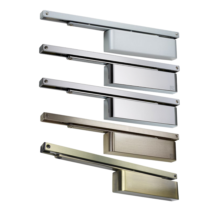 Rutland TS.11204 EN 2-4 Cam Action Door Closer c/w Semi-radius cover & Slidearm