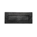 Tudor Black Iron Letterplate Antique Black