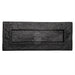 Tudor Black Iron Letterplate Antique Black