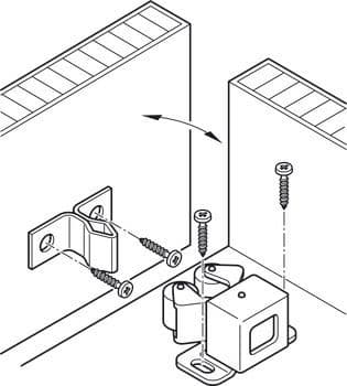 Twin Roller Srung Catch