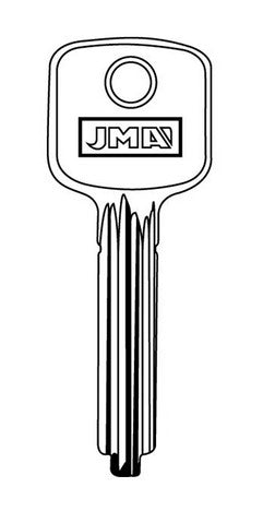 JMA Key Cut Compatible with Ultion U11/U12 codes for Brisant® (read below)