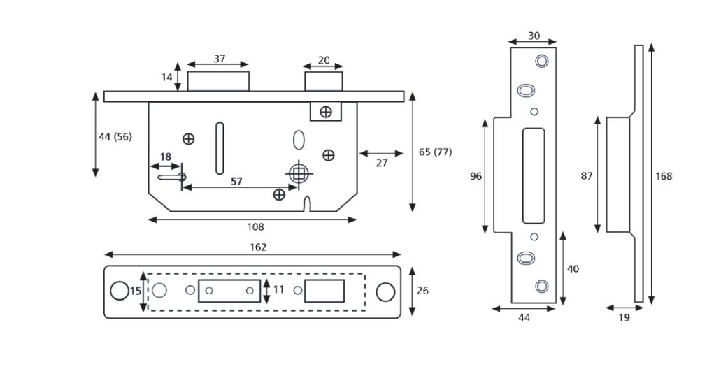 ERA 202 & 302 Viscount 5 Lever Sashlock