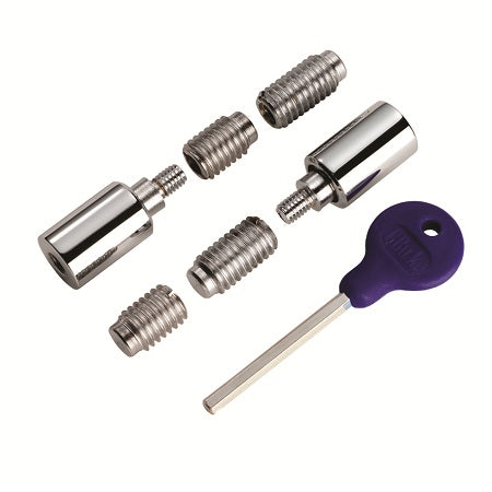 Carlisle Brass WB18 Sash Window Stop ( 2 x Stops 4 x Ferrules 1 x Key)