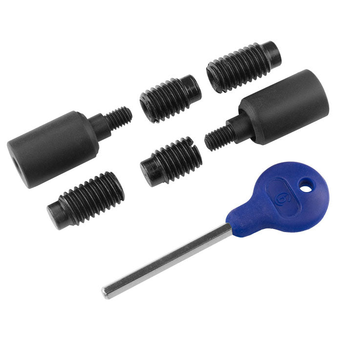 Carlisle Brass WB18 Sash Window Stop ( 2 x Stops 4 x Ferrules 1 x Key)